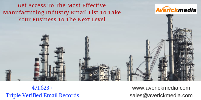 Manufacturing Industry Email List